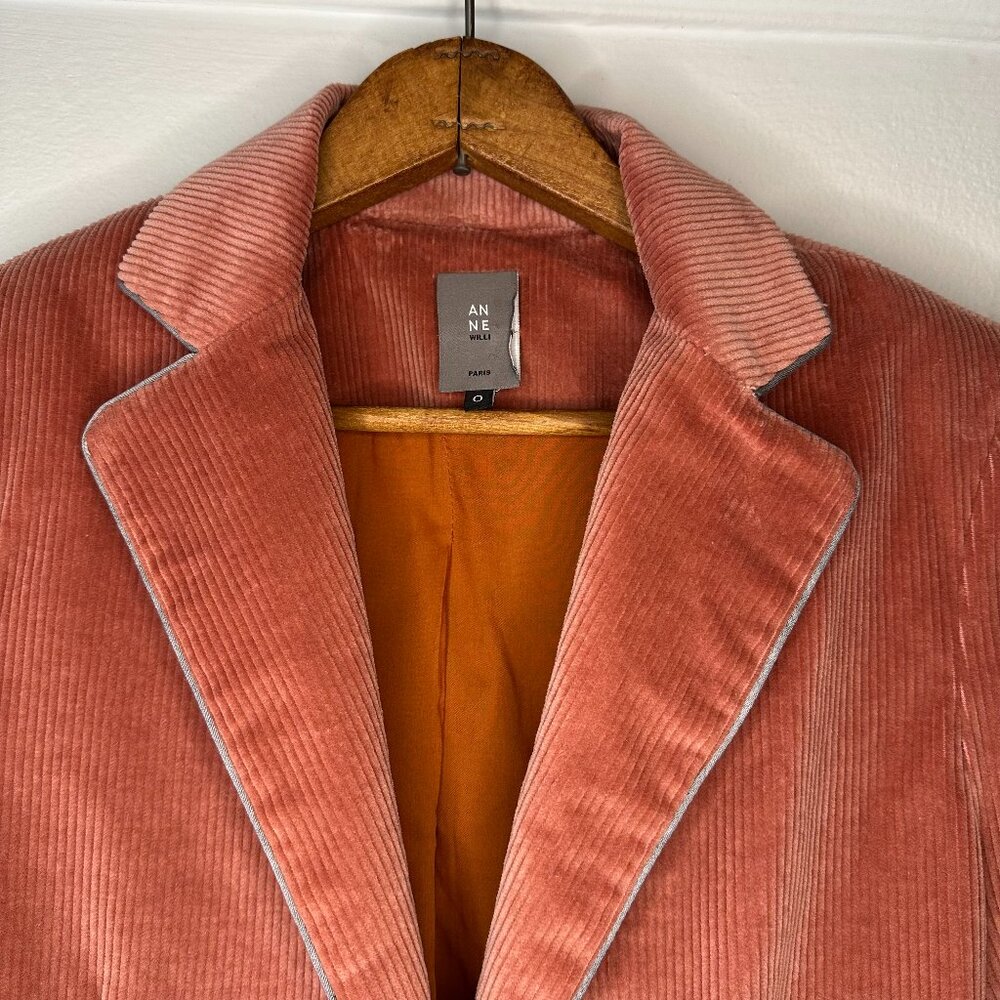 Salmon Corduroy Jacket